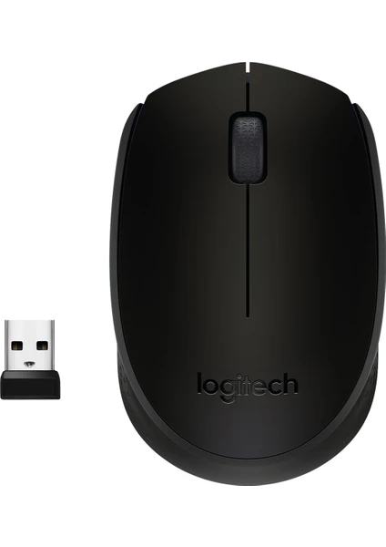 M171 USB Alıcılı Kablosuz Kompakt Mouse - Siyah