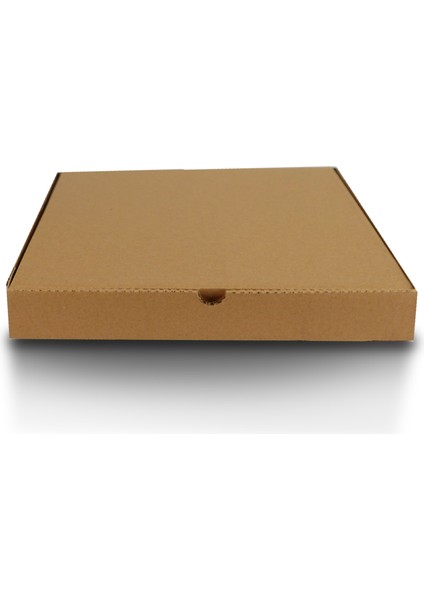 Pizza Kutusu 28 x 28 x 4 Küçük Boy Kahverengi 25 Adet Baskısız
