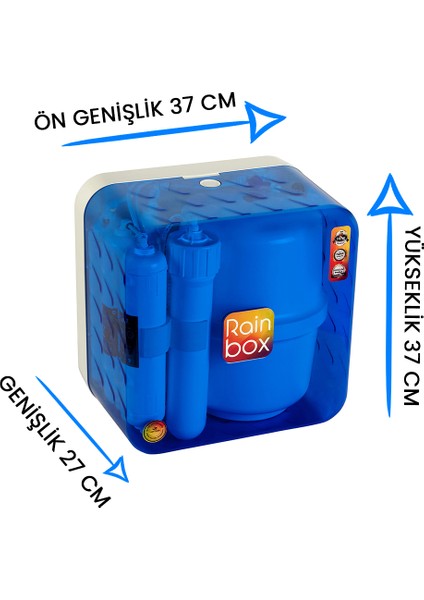 Mavi 5 Aşamalı Pompasız Su Arıtma Cihazı modelleri