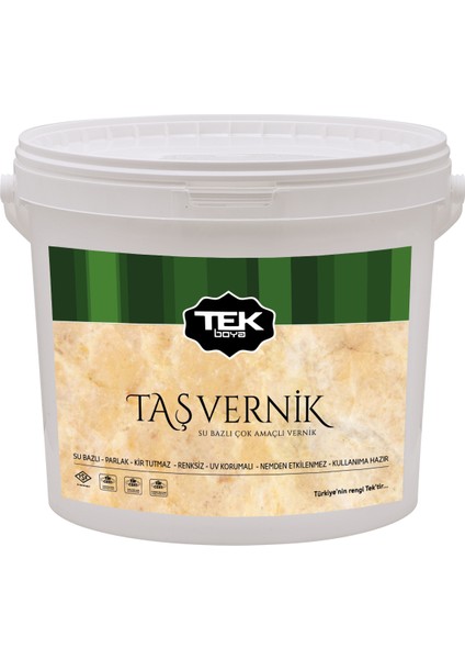 Su Bazlı Taş Vernik 0,75 Lt