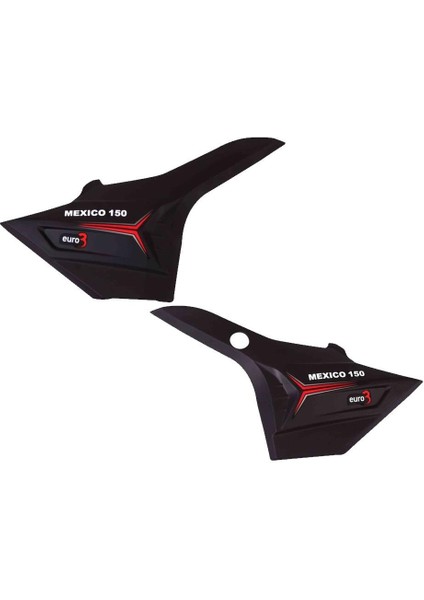 Mexico 125 Yan Kapak Takımı Kırmızı