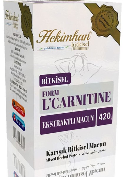 Form L Carnetin Bitkisel Macun 420 gr