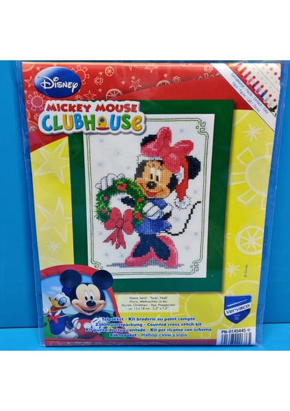 Pn 0145445 Minnie Mouse Etamin Kit Pano Tablo