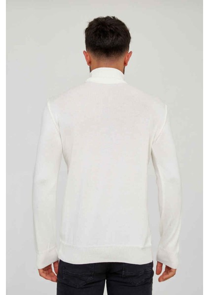 Basic Erkek Balıkçı Yaka Kazak Caz 3604 21KCEEO03604 modelleri