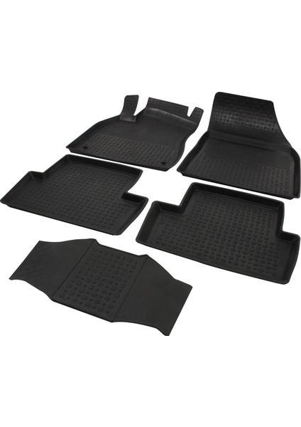 Ford Focus 3 2011 Sonrası 4d Havuzlu Kauçuk Paspas Siyah