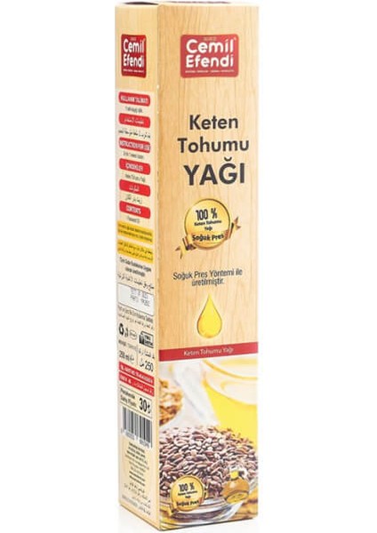 Cemilefendi Keten Tohumu Yağı 250 ml