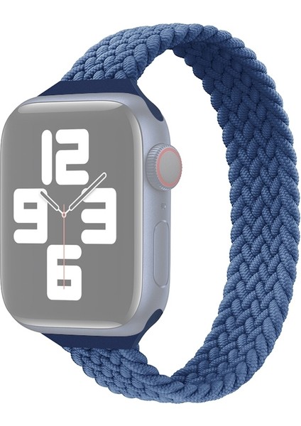 Apple Watch Uyumlu 7 45MM / 6 & Se & 5 & 4 44MM / 3 & 2 & 1 42MM Için Kayış Soğuk Deniz Mavisi