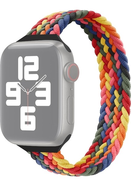 Apple Watch Uyumlu 7 45MM / 6 & Se & 5 & 4 44MM / 3 & 2 & 1 42MM Için Kayış Renkli