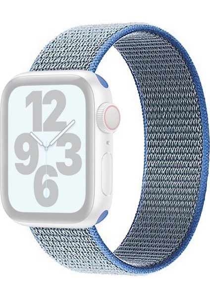 Naylon Değiştirme Kayışı, Boyut: M 44MM / 42MM Göl Mavisi