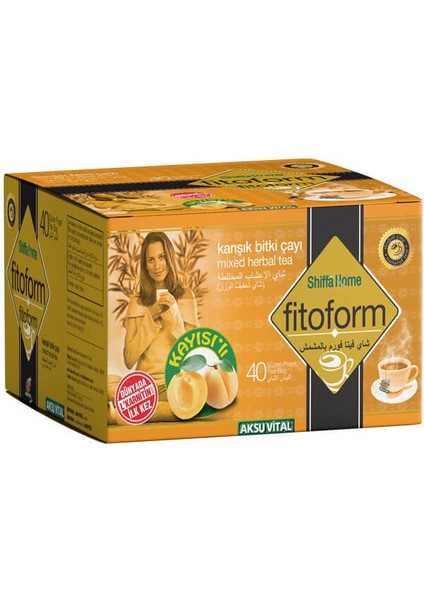 Fitoform Kayısılı Turuncu Karışık Bitki Çayı 40 Adet