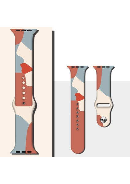 Apple Watch Uyumlu 7 45MM / 6 & Se & 5 & 4 44MM / 3 & 2 & 1 42MM Için Kayış STIL10