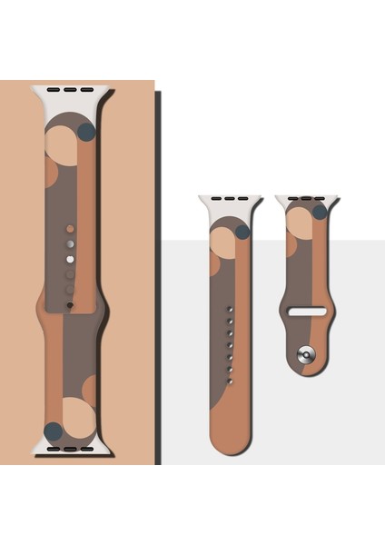 Apple Watch Uyumlu 7 45MM / 6 & Se & 5 & 4 44MM / 3 & 2 & 1 42MM Için Kayış STIL12