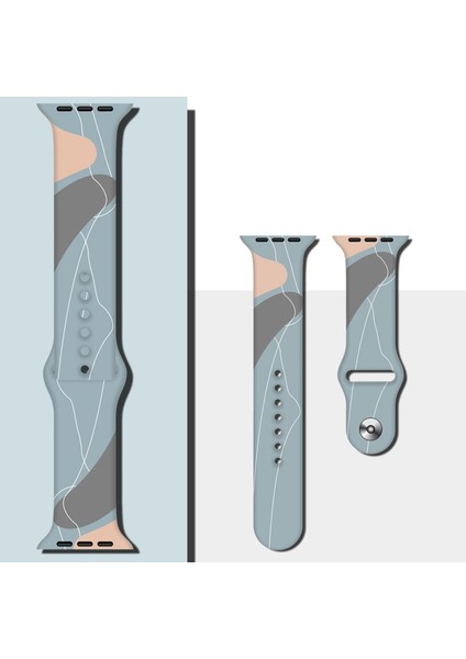 Apple Watch Uyumlu 7 45MM / 6 & Se & 5 & 4 44MM / 3 & 2 & 1 42MM Için Kayış Stil5(Yurt Dışından)