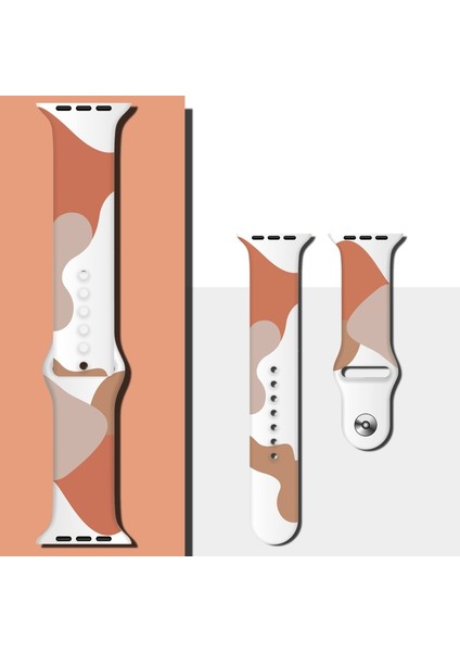 Apple Watch Uyumlu 7 45MM / 6 & Se & 5 & 4 44MM / 3 & 2 & 1 42MM Için Kayış STIL17