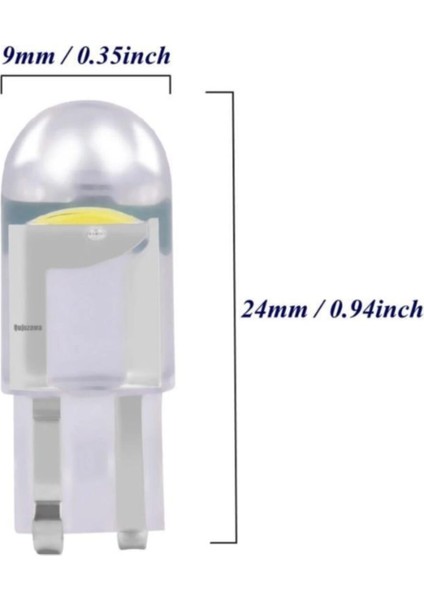 T10 Yeni Nesil LED Ampül Park LED Plaka LED Tavan LED Beyaz 4 Ad
