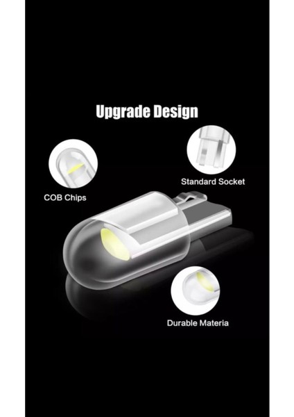 T10 Yeni Nesil LED Ampül Park LED Plaka LED Tavan LED Beyaz 4 Ad indirimleri