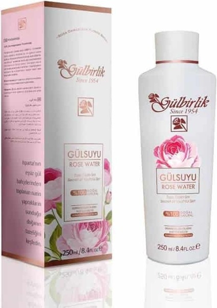 Gülbirlik % 100 Doğal Gül Suyu 250 ml