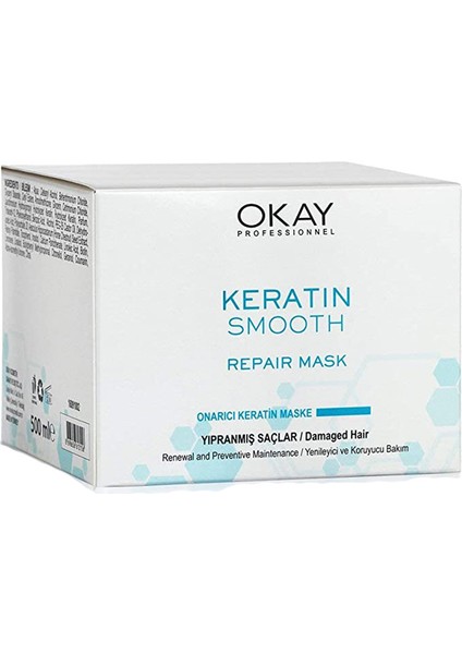 Saç Maskesi Keratin Smooth 500 ml