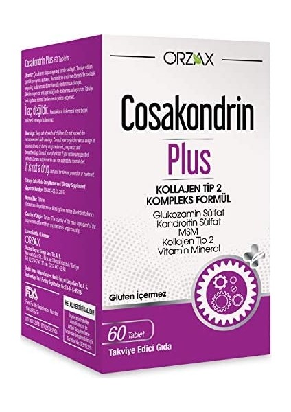 Ocean Cosakondrin Plus Complex Formula 60 Tablet