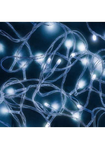 LED Süsleme Işığı Beyaz Işık 100 Ledli 10 mt AS90-00403