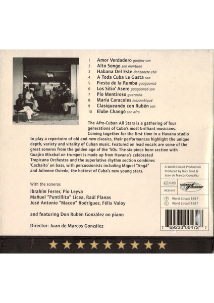 Afro-Cuban All Stars – A Toda Cuba Le Gusta CD