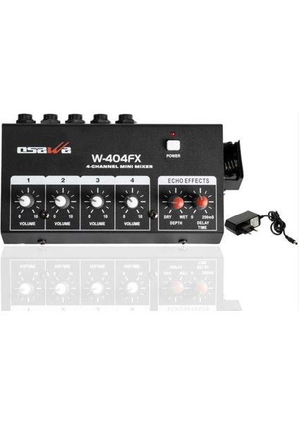 W-404 Fx 4 Kanal Mini Mixer