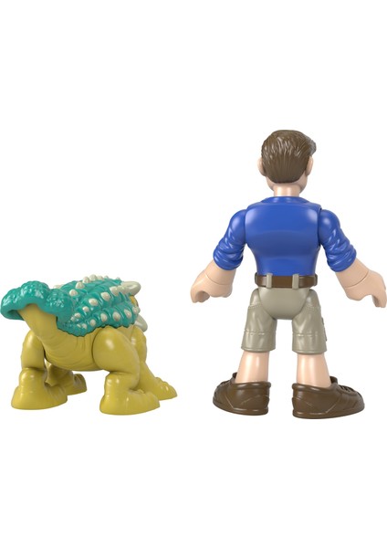 Imaginext Jurassic World Figürler Ankylosaurus Bumpy ve Ranger HCJ05 fırsatları