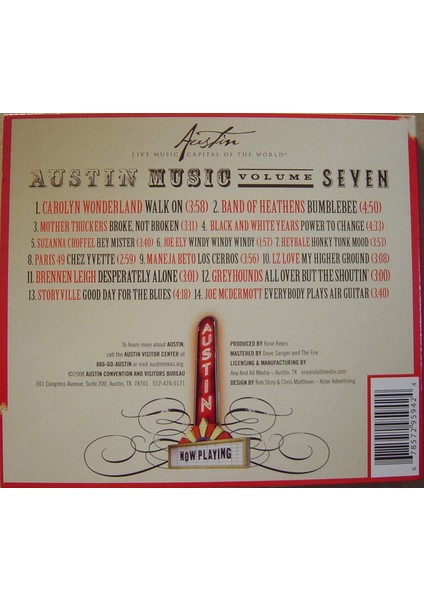 Various Artists – Austin Music Volume Seven CD