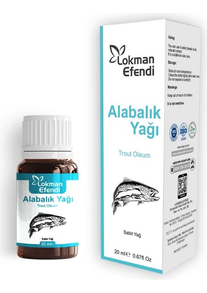 Lokman Efendi Alabalık Yağı 20 cc