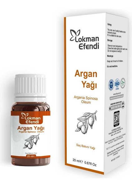 Argan Yağı 20 cc