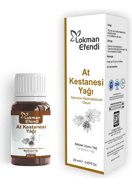 Lokman Efendi At Kestanesi Yağı 20 cc