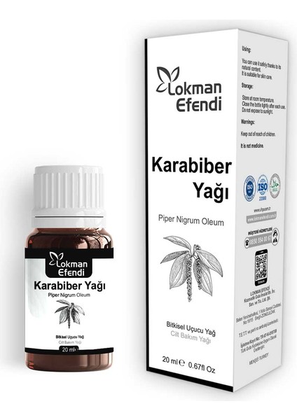 Lokman Efendi Karabiber Yağı 20 cc