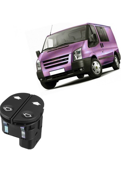 Ford Transit V347 Sol Çiftli Cam Açma Düğmesi Anahtarı 2006--2014