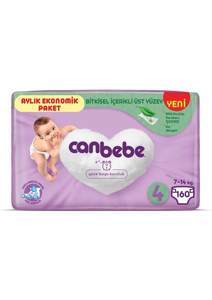 Aylık Paket 4 Numara Maxi 160'LI