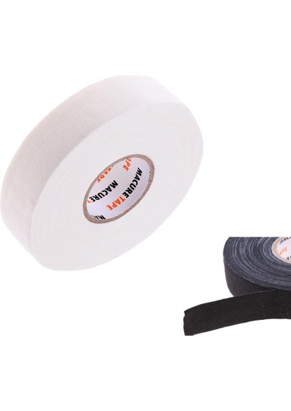 1 Rulo Premium Hokey Stick Bant 1 "x 25 Yds, Su Geçirmez ve Yapışkan Siyah
