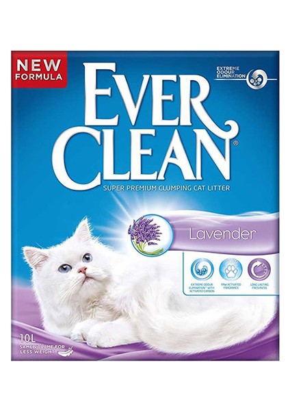 Lavander & Lavanta Kokulu Topaklaşan Kedi Kumu 10 Lt
