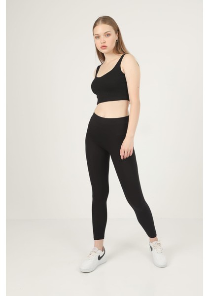 Kadın Çelikli Uzun Tayt Siyah indirimleri