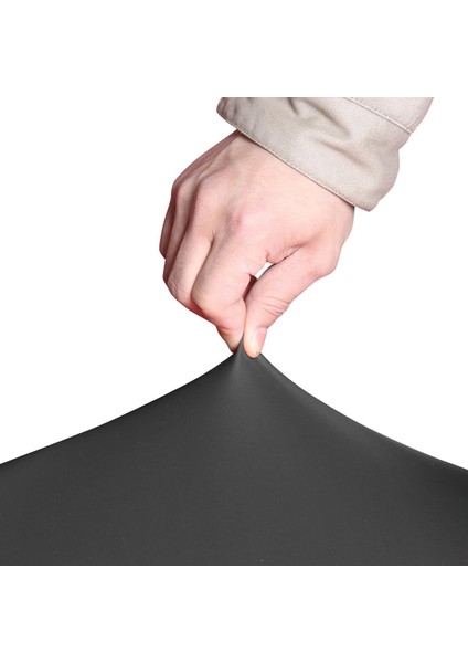 F Fityle Elastik Kenarları Yuvarlak Gömme Masa Örtüsü Yemek Masası Yağ Geçirmez Masa Örtüsü Siyah (Yurt Dışından)