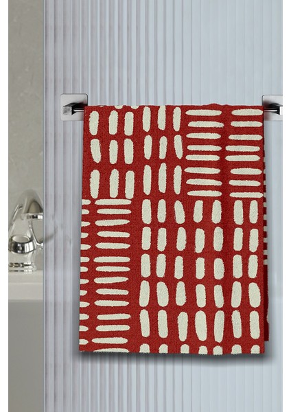 Yapışkanlı Uzun Banyo Duvar Askısı Metal Kare Havluluk Krom 40 cm modelleri