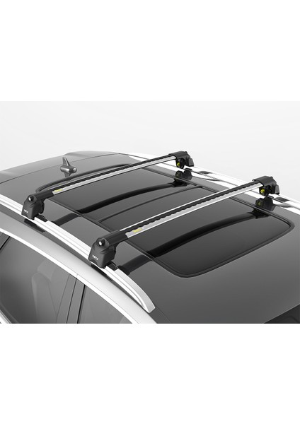 Air-2 Silver Kit, Fiat Egea Station Wagon İçin Tavan Taşıyıcı Portbagaj Ara Atkı Seti, Gri Port Bagaj, Kayak, Bisiklet Taşıyıcı modelleri