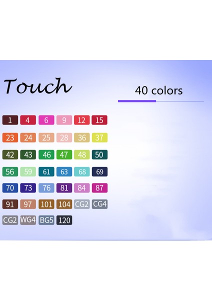 40 Renkli Yağlı Alkol Bazlı Işaretleyici Kalem - Siyah (Yurt Dışından) fiyatları