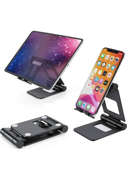 Katlanabilir Tablet Standı - Siyah (Yurt Dışından)
