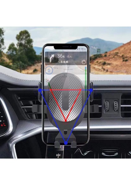 Araba Için Cep Telefonu Tutucu Eller Serbest Pano Ön Cam Hava Firar Araç Telefonu Tutucu Montaj Tüm Cep Telefonları Için Fit (Yurt Dışından)