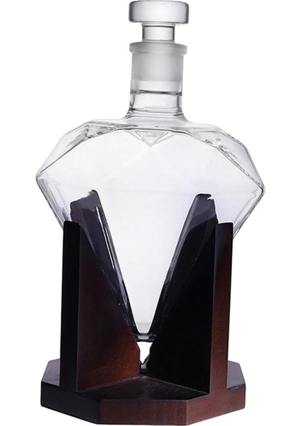 Likör Bourbon Şarap Şişesi Kulübü Aracı Için Standlı Elmas Viski Sürahi (Yurt Dışından)