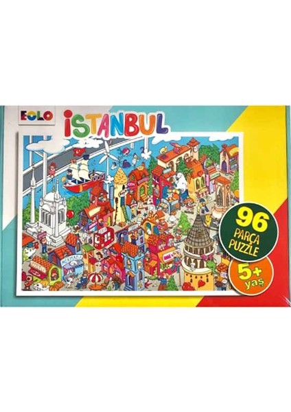 Eolo +5 Yaş Istanbul 96 Parça Puzzle