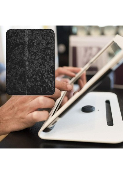 Akıllı Kapak Kalem Tutucu iPad Mini 6 Kılıf 2021 Ekran Koruyucu Siyah (Yurt Dışından)