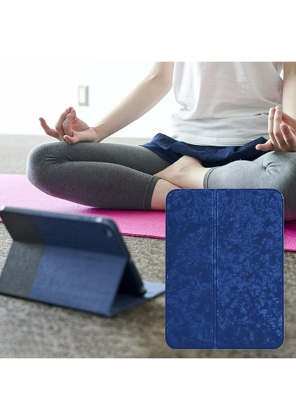 Akıllı Kapak Kalem Tutucu Için iPad Mini 6 Kılıf 2021 Ekran Koruyucu Donanma Mavi Lacivert (Yurt Dışından)