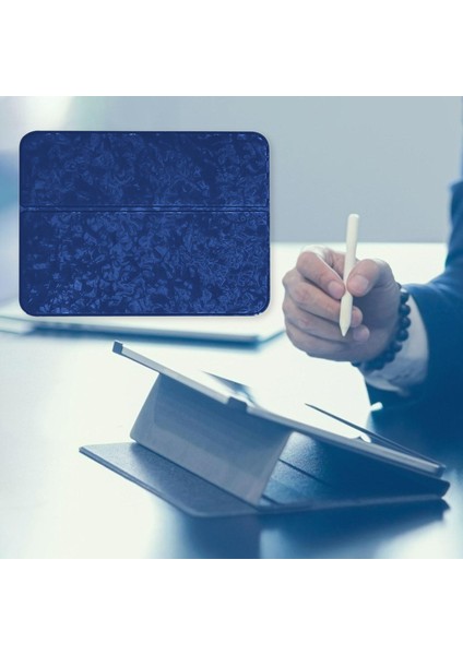 Akıllı Kapak Kalem Tutucu Için iPad Mini 6 Kılıf 2021 Ekran Koruyucu Donanma Mavi Lacivert (Yurt Dışından)