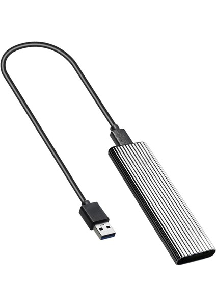 Ngff M.2 Sata SSD USB 3.0 Harici Alüminyum Muhafaza Kılıfı B / B + M Key Gümüş (Yurt Dışından)