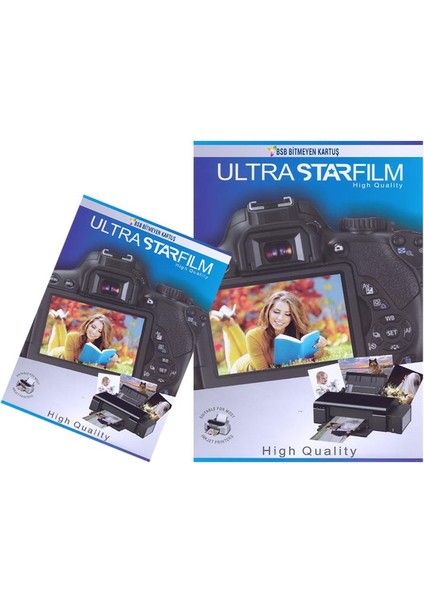 Ultra Starfilm 10X15 cm 270 gr 50 Adet Parlak Fotoğraf Kağıdı